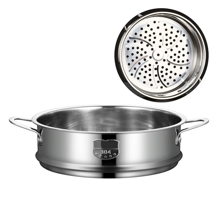 Universal Steamer Insert Pans Food Steamer Basket Stainless Steel Steaming  Rack 