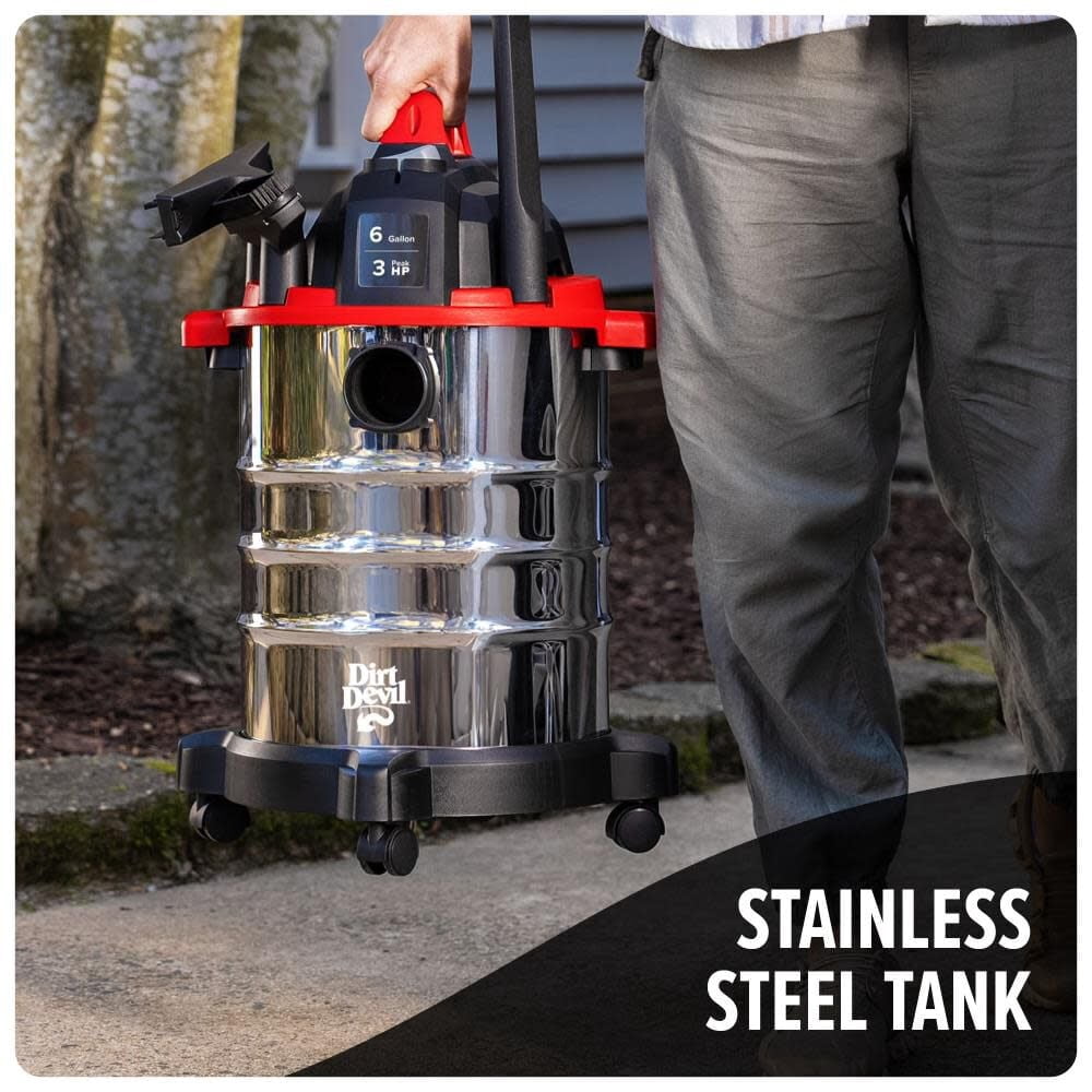 Dirt Devil 6 Gallon Wet/dry Vacuum Cleaner