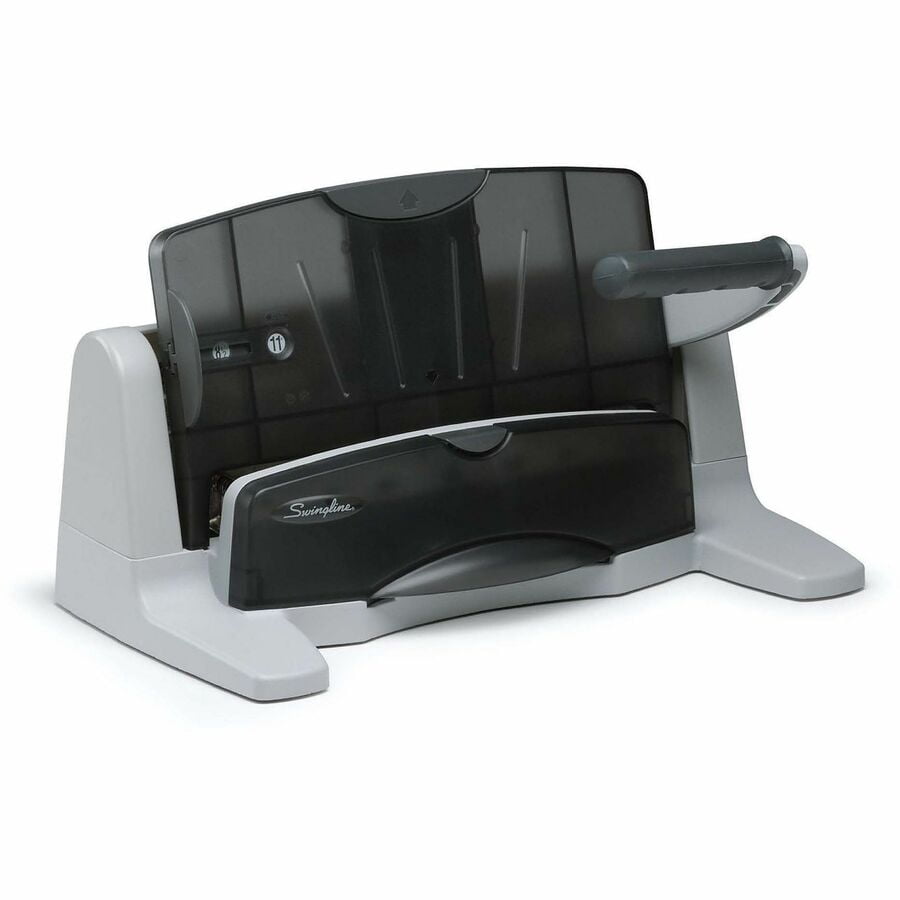 Swingline LightTouch Heavy Duty Punch, 50% Easier, 2-7 Holes, 40 Sheets