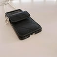 thumbnail image 5 of for Samsung Galaxy Z Flip 4 2022 Wallet Case,Cute Luxury Leather Black Card Package Phone Cases with Metal Chain Lanyard Flip Shockproof Protector for Galaxy Z Flip 4 5G Women Girls, 5 of 15