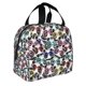 thumbnail image 2 of Fotbe Panda And Glasses Bolsa Térmica con Estampado y Forro de Aluminio Grueso Bolsa de Almuerzo con Bolsillo Frontal para Hombres y Mujeres, Ideal para Trabajo, Escuela, 2 of 8