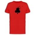 thumbnail image 1 of Clubs Shapes Ink Splatter Design Tee Men's -Image by Shutterstock, 1 of 2