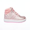 thumbnail image 2 of Tenis Botín Niña Moda Casual Rosa Metálico Tipo Piel Cómodo rosa 13 Incógnita 013A1C, 2 of 5