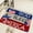 B, variant on Independence Day Non Slip Rug 31x19 Inch, Red White Blue Crystal Velvet Mat, For Kitchen Bathroom Living Room 4th July Home Décor