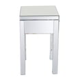 thumbnail image 6 of Hassch Mirrored End Table with Drawer, Silver, 6 of 9