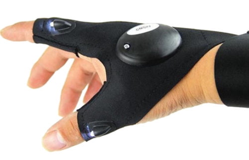 Useful LED Light Finger Lighting Gloves Auto Repair Outdoors Flashing Artifact