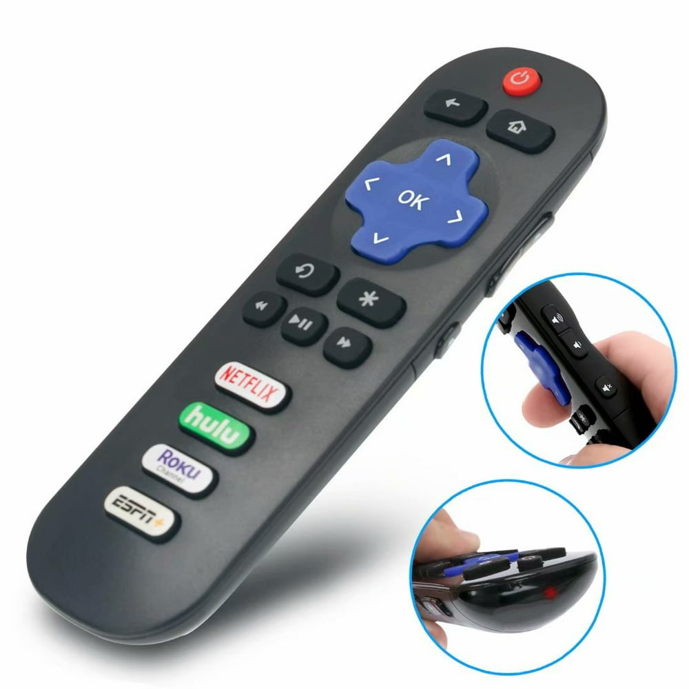 New Remote replacement for TCL RC280 RC282 Roku TV with Netflix Hulu
