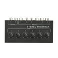 thumbnail image 2 of Mixer,Stereo No 6 Channel Rca Portable Audio 6 2 Out Stereo Channel Rca Portable 6 In 2 Stereo 6 Channel In 2 Out Huiop Stereo Stereo Dsfen Mewmewcat Portable O 6, 2 of 6