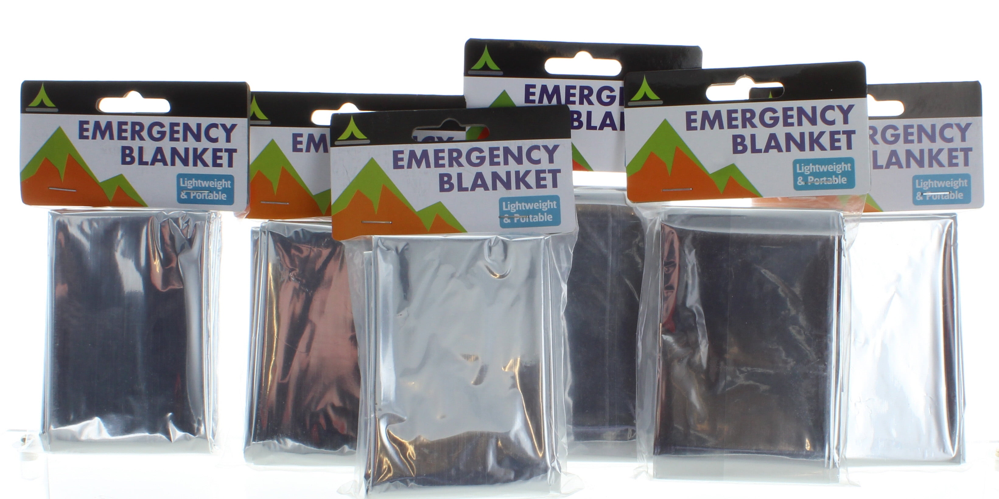Lot of 6 7Ft Lightweight Emergency Blanket Survival Cold Weather Kole