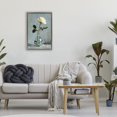 thumbnail image 3 of Stupell Industries Victorian Sweet White Rose in Vase Gray Floating Frame Canvas Art, 17 x 25, by Petals Prints Design, 3 of 8