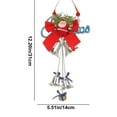 thumbnail image 6 of Stijggn Christmas Bell Hanging Ornaments Christmas Tree Decorations Christmas Tree Hanging Ornament Metal Jingle Bells for Christmas Wreath Tree Door Decor, 6 of 6