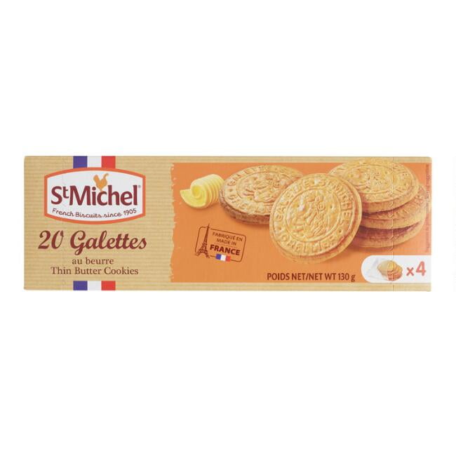 3 of St. Michel La Grande Galette Butter Cookies - Walmart.com ...