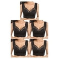 thumbnail image 2 of Qarigey Ribless Bra Lace ofrece una comodidad transpirable y agradable para la piel para las mujeres El chaleco sin marco de acero es cómodo y Type2 NO2, 2 of 6