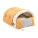 thumbnail image 1 of Cueva Cama para perros Tienda suave antideslizante Cojín acogedor Cojín para dormir con almohada Gato Casa cálida para conejo, 1 of 8