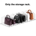 thumbnail image 2 of Organizador de Bolsos para Armario, Divisor de Estante Ajustable, Organizador de Bolsas Transparentes para Dormitorio y Oficina., 2 of 5