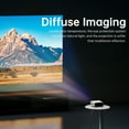 thumbnail image 2 of Mistaha GX100 Mini LCD LED Projector 1080P Home Theater Multimedia Player Wireless Mirroring with HD, 2 of 8