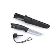 Morakniv Companion Spark Sandvik Stainless Steel Fixed-Blade Knife With Sheath and Fire Starter, 3.9 Inch