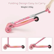Blue 3-Wheel Foldable Kick Scooter
