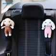 thumbnail image 2 of Almohadilla para el hombro para cinturón de seguridad de coche con forma de conejo de peluche, funda suave para cinturón de seguridad de bebé y niño, accesorio interior para cinturón de seguridad de c, 2 of 5