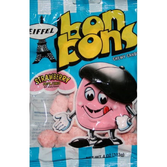 Eiffel Strawberry Bonbon Candy, 4 Oz.