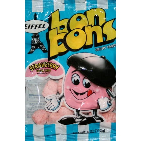 Eiffel Strawberry Bonbon Candy, 4 Oz.