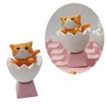 thumbnail image 2 of Kitten Themed Keycap with Crossed Stem for Mechanical Keyboards Switches Keytop Upgrades Handmade Gaming Accessory yellow cat, 2 of 4