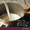 thumbnail image 5 of Home Hard Anodized Nonstick Sauce Pan with Straining Lid, 2 Qt, Bronze, 5 of 8
