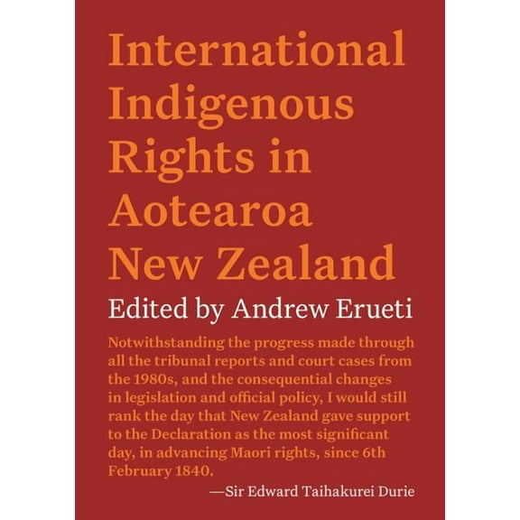 International Indigenous Rights in Aotearoa New Zealand (Paperback)