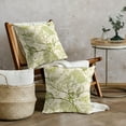 thumbnail image 4 of Vintage Floral Bird Pillow Covers 16x16 Inch Set of 2 Sage Olive Green Flowers Leaves Decorative Throw Pillows For Couch Chinoiserie Square Pillow Cases Home Decor For Sofa Bed Porch Room Outdoor, 4 of 6