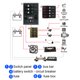 thumbnail image 4 of sweethay Coche barco 48V negro aislado negativo doble terminal pernos tornillos cables conectados M6 Bus Bar Junction Vehículos, repuestos y accesorios Mis sweethay CZ11273-00B, 4 of 6