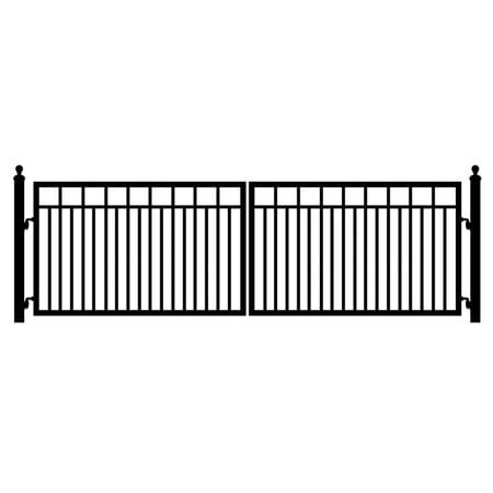 GTO G2612-KIT 12ft Double Driveway Gates Sanibel