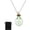 Green, variant on Vial Necklace, Small Heart Glass Bottles Jars Pendants with Cork Stoppers Velvet Bag for Jewelry Pink -