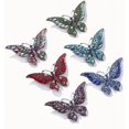 thumbnail image 4 of Broche de mariposa grande de 3,5 pulgadas para mujer, accesorio de moda en tono dorado con cristales de diamantes de imitación para regalo de fiesta de boda, 1 unidad, azul ER, 4 of 5
