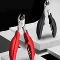 thumbnail image 5 of Toenail Clippers Straight Blade for Thick Toenails, Nail Clippers for Thick and Ingrown Nails - High Temperature Forging Stainless Steel Toe Nail Tools - Red, 5 of 5