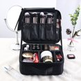 thumbnail image 4 of Partición desmontable, bolsa de maquillaje portátil, tamaño pequeño, portátil, bolsa de almacenamiento de maquillaje simple coreana, viaje y maquillaje, 4 of 5