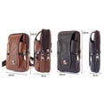 thumbnail image 5 of Conditiclusy Small Leather Belt Bag Phone Wallet Purse for Men Loop Holster Case Waist Pack Travel Messenger Crossbody Pouch with Hook, 5 of 8