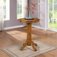 thumbnail image 3 of Pemberly Row Contemporary 42" Height Pub Table - Distressed Brushed Oak, 3 of 8
