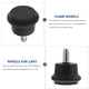 thumbnail image 5 of Ruedas de silla de 5 piezas Muebles Muebles ruedas giratorias rueda giratoria para el hogar de la oficina, 5 of 7