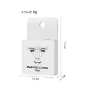 Bradem Eyebrow Line, Pre Inked Mapping String Microblading Eyebrow Marker Thread Line Tool 10ml