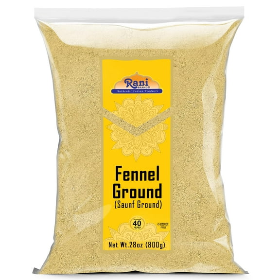 Rani Fennel Ground (Saunf) Powder Spice 28oz (1.75lbs) 800g ~ All Natural | Gluten Friendly | NON-GMO | Kosher | Kosher | Vegan | Indian Origin