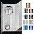 thumbnail image 3 of FenceSource Wave Slat (9 Colors) Single Wall Bottom Locking Privacy Slat for 4', 5', 6', 7' and 8' Chain Link Fence (5 ft, White), 3 of 4