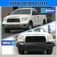 thumbnail image 2 of Front Bumper+Side Wings Compatible with 2007-2013 Toyota Tundra,Suitable For Steel Bumper and Plastic Bumper W/ 2 D Rings & 2 Light,Micro Texture Black Powder Coat, 2 of 9