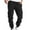 Black 6, variant on BLTIBY Men's Sports Calf Pants Gym Joggers Spring Pants Elastic Waist with Pockets Drawstring Comfortable Soft Casual Breathable Lightweight Cotton Outdoor Loungewear Trousers Black 6 XL
