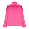 thumbnail image 6 of Stamzod Satin Shirts for Women 2026 Officewear Summer Cowl Neck Long Sleeve Work Tops Spring Dressy Casual Silk Blouse for Women Hot Pink C XXXL, 6 of 6