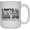 White Coffee Mug 15oz, variant on Stop And Look At Lhasa Apso Coffee Mug, White Mug, Teacup 15 oz