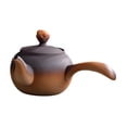 thumbnail image 4 of Abbracc Ceramic Tea Pot with Rope Wrapped Handle Tea Kettle for Hotel Kitchen Hiking side handle, 4 of 9