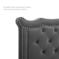 thumbnail image 5 of Modway Louisa Tufted Performance Velvet Full/Queen Headboard in Charcoal, 5 of 7