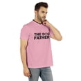 thumbnail image 2 of Inkmeso Men's The Dog Father Graphic Printed Tshirt For Dog Parent/ Dog Lover Round Neck with V Cut Shirt, 2 of 7