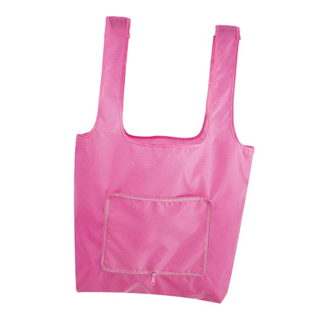 lógico Plegable De Mano Reutilizable De Supermercado s De Almacenamiento De Reciclaje Rosado Yinane tote de compras de tela oxford