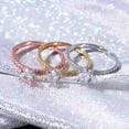 thumbnail image 5 of K-KED 925 Sterling Silver Rings Womens Simulation Diamond Engagement Ring sz 5-11-8-Silver, 5 of 7